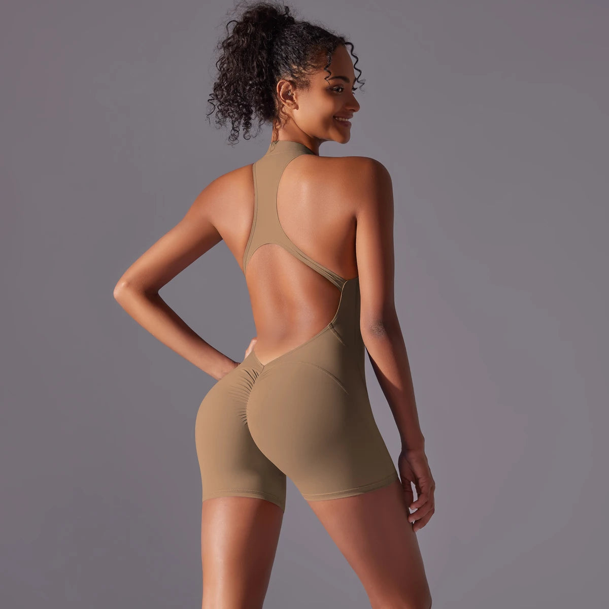 Classic One-Piece Performance Workout Romper