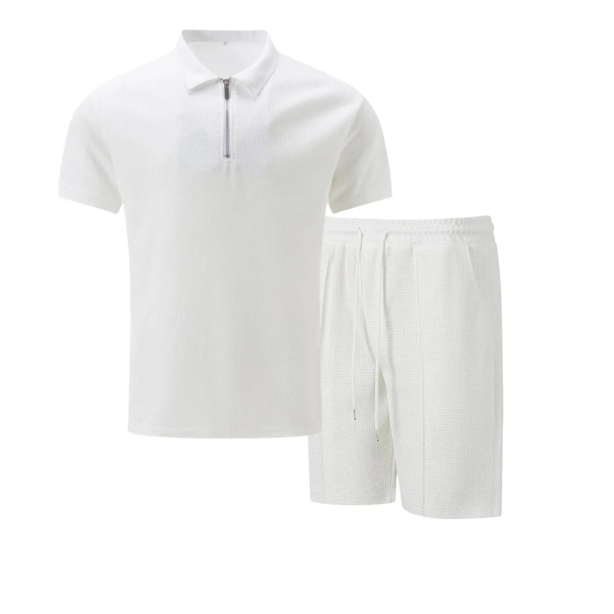 Luxe Zip Polo & Shorts Set