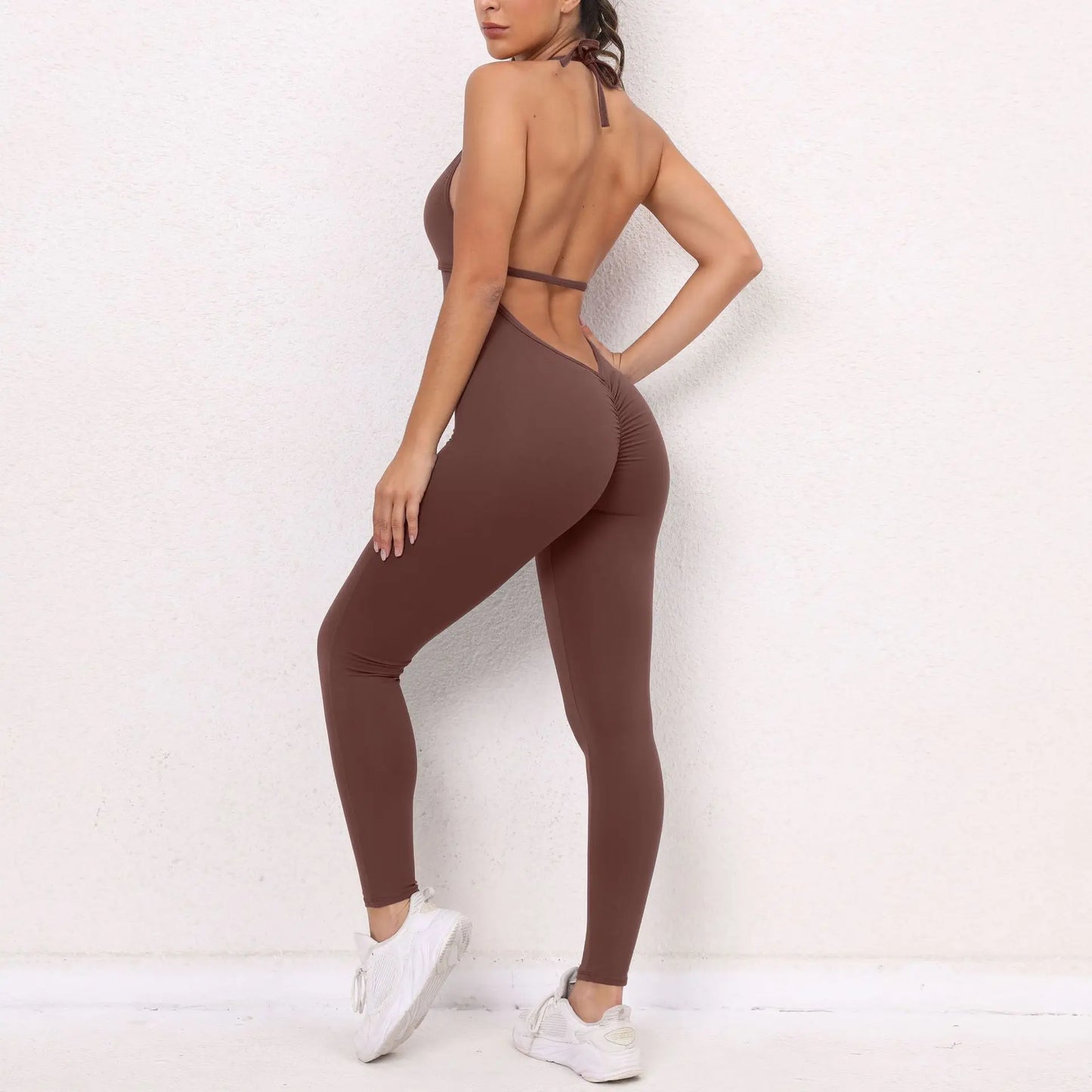 Sculpt Backless Jumpsuit