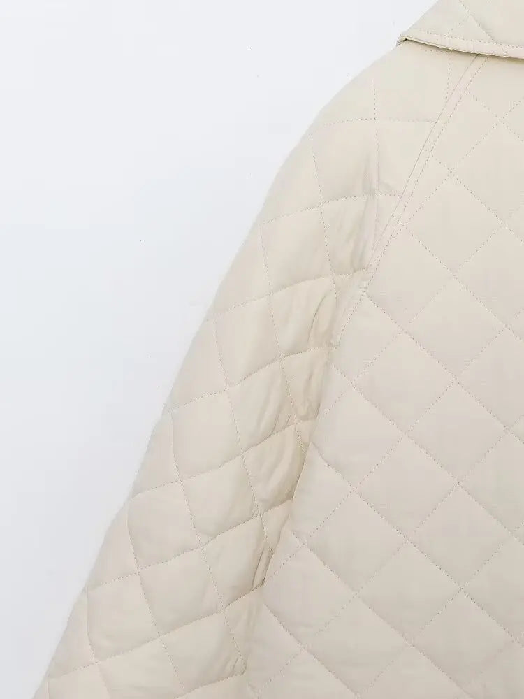 Padded Coat New In Outerwears Bow Beige Cropped Snow Parkas Elegant Luxury Women's Coat Warm Woman Winter Coats