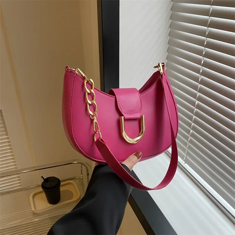 Trendy Pu Leather Shoulder Bag for Women