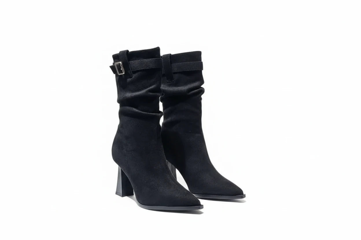 Serena High Heel Suede Boots