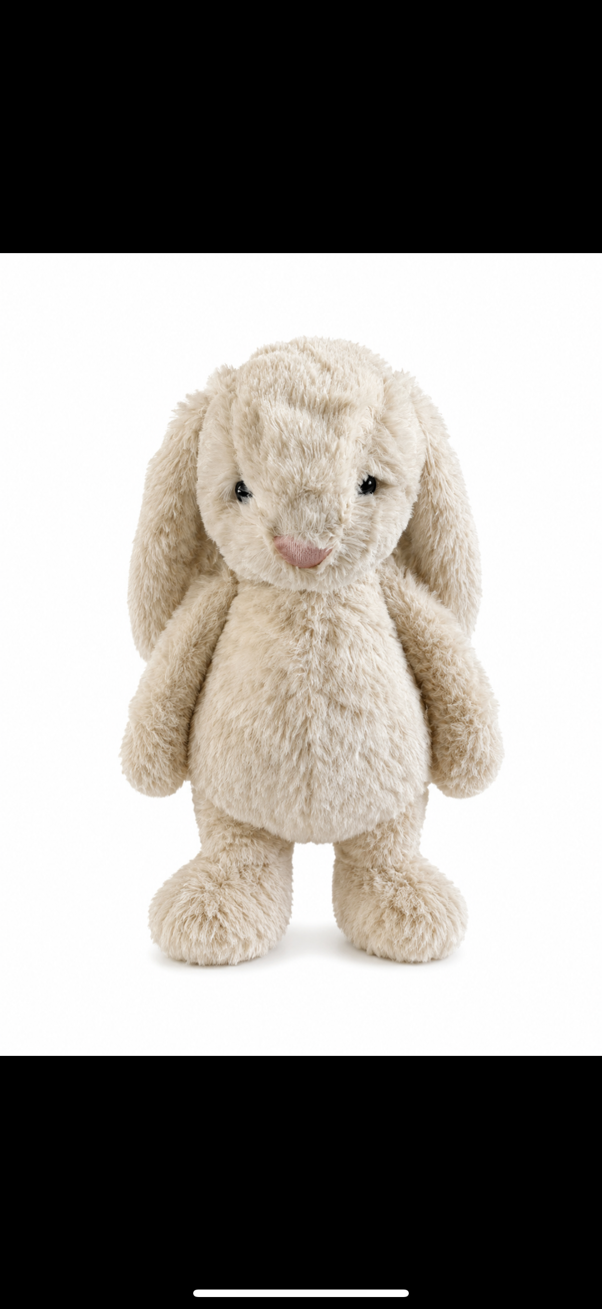 Bunny Krate - khaki bunny plush