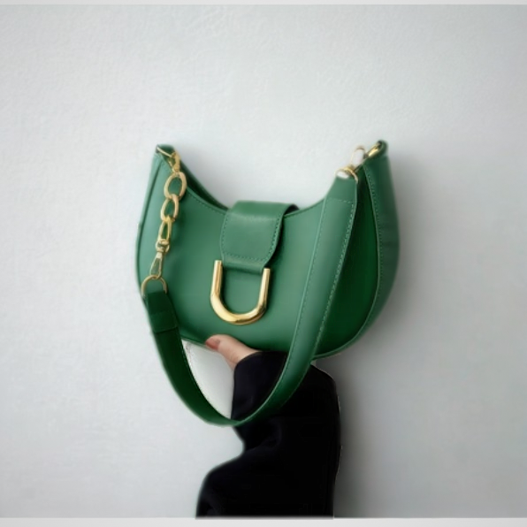 Velora Crescent Chain Handbag