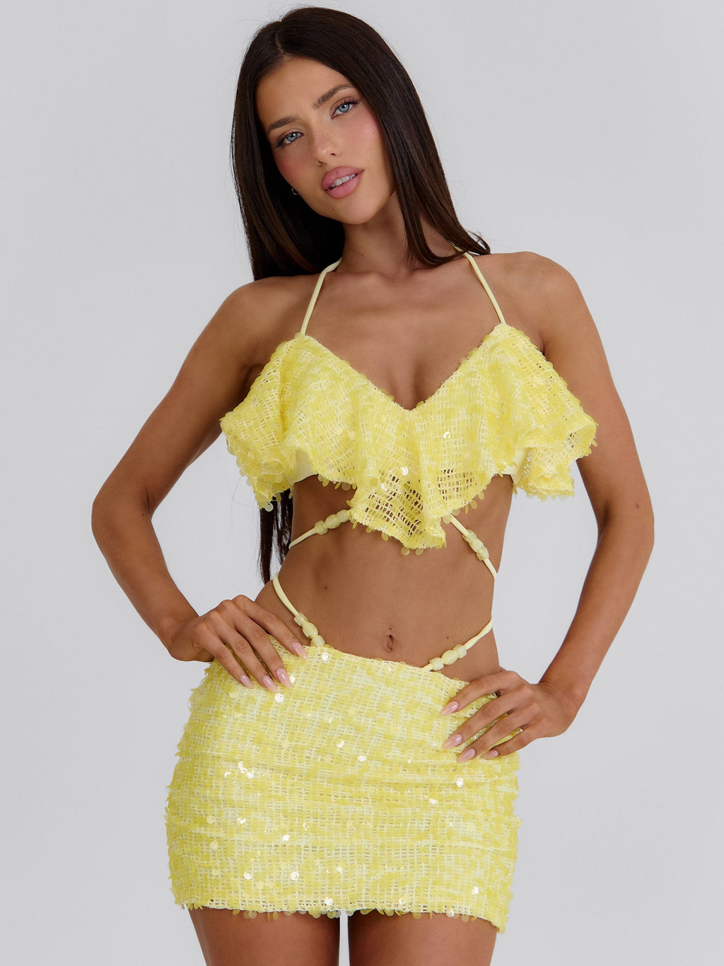 Emari Crop Top Yellow