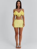 Emari Mini Skirt Yellow