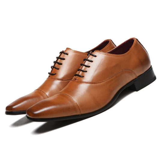 Faux Leather Dress Shoes