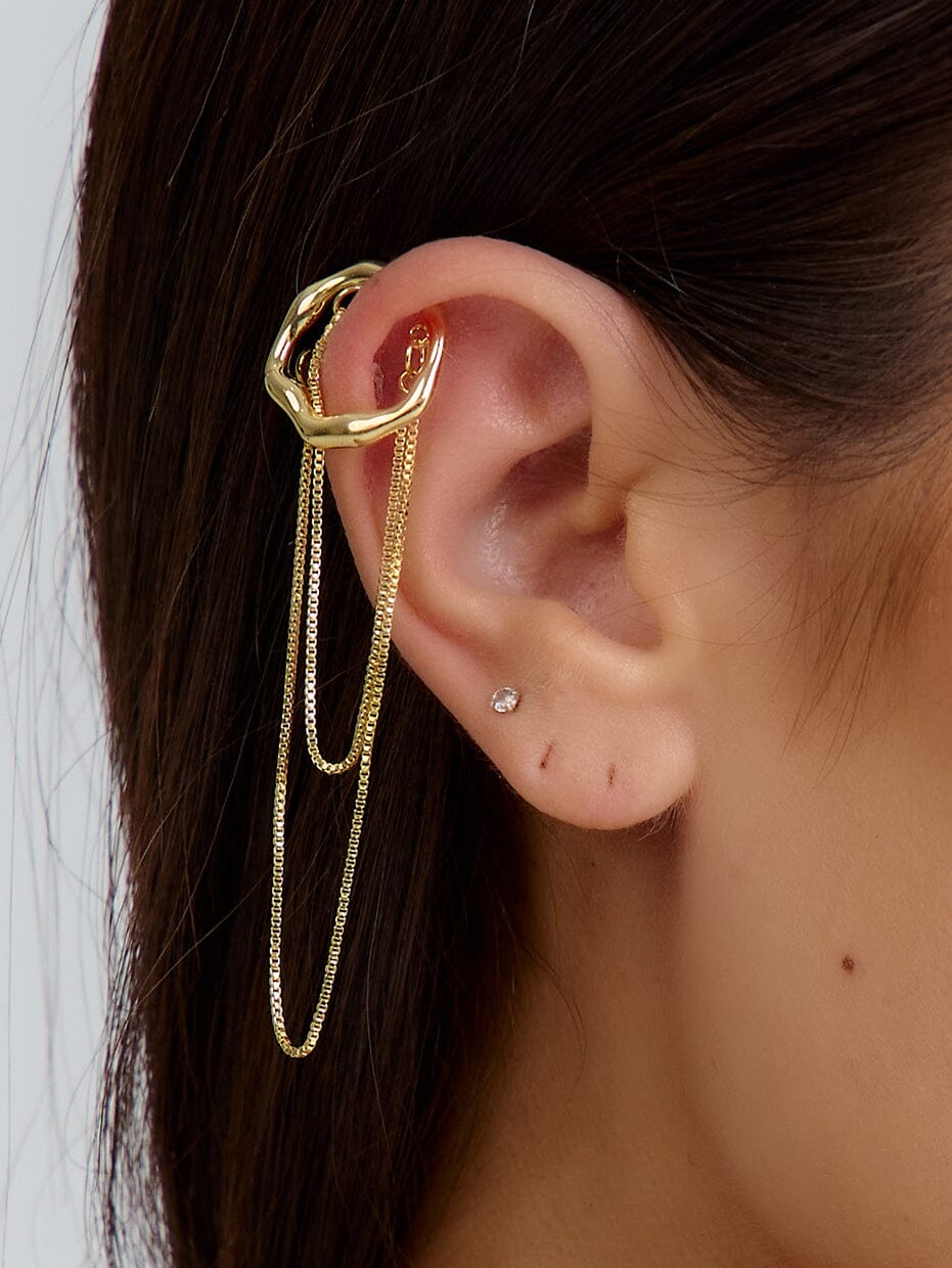 Olya Ear Cuff Gold