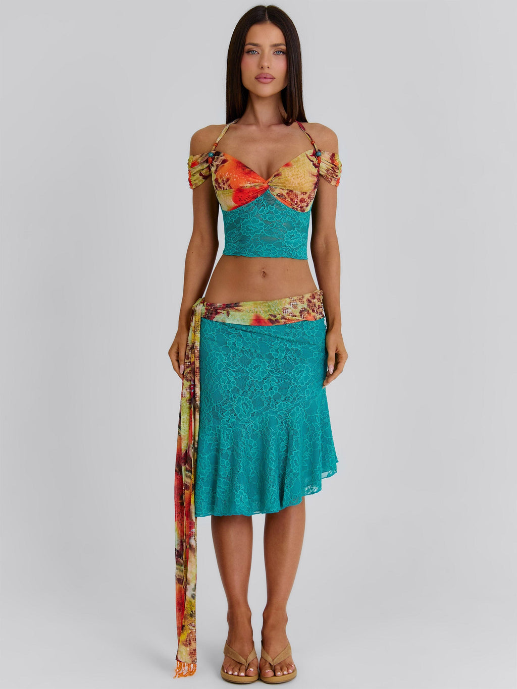 Pippin Midi Skirt Tigerlily