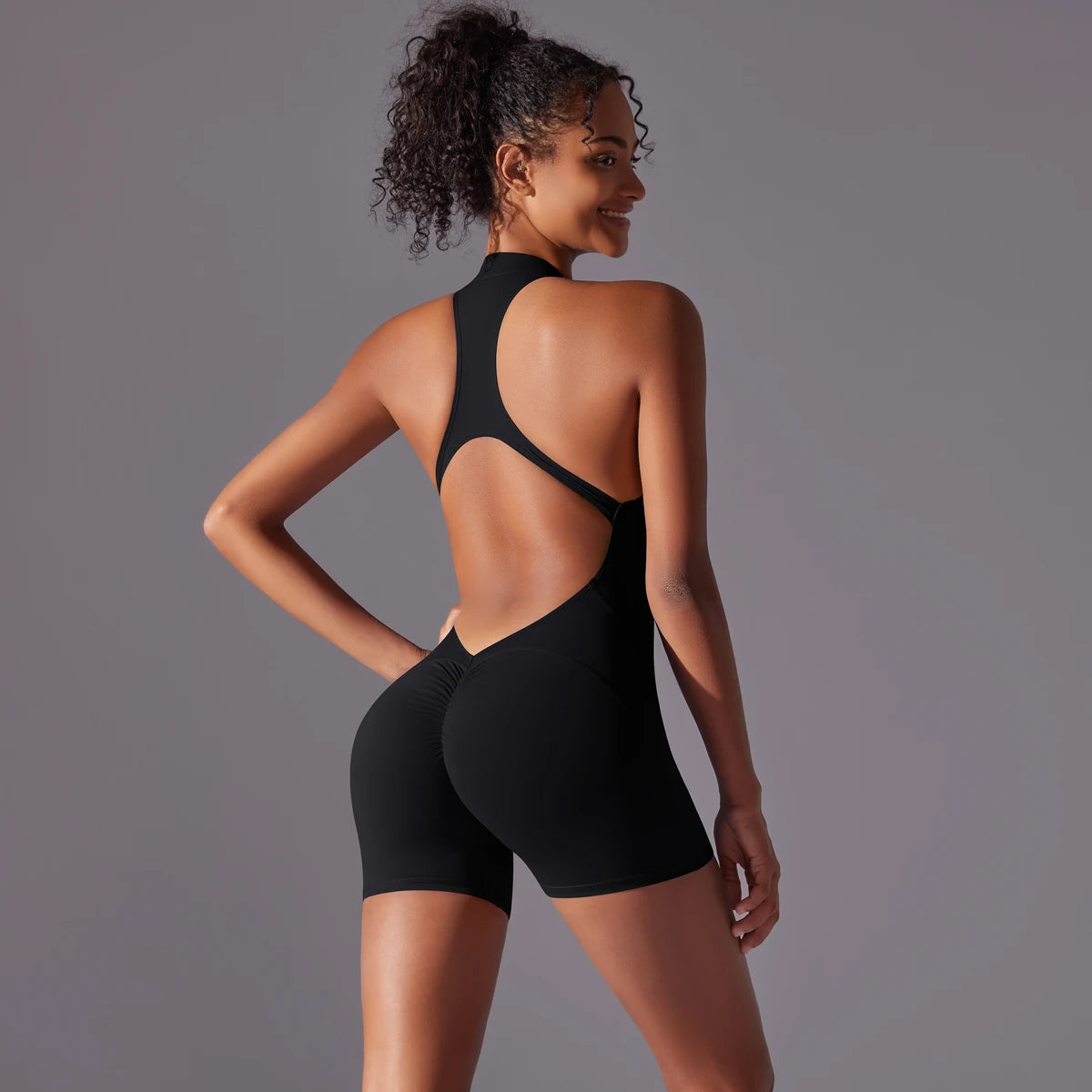 Classic One-Piece Performance Workout Romper