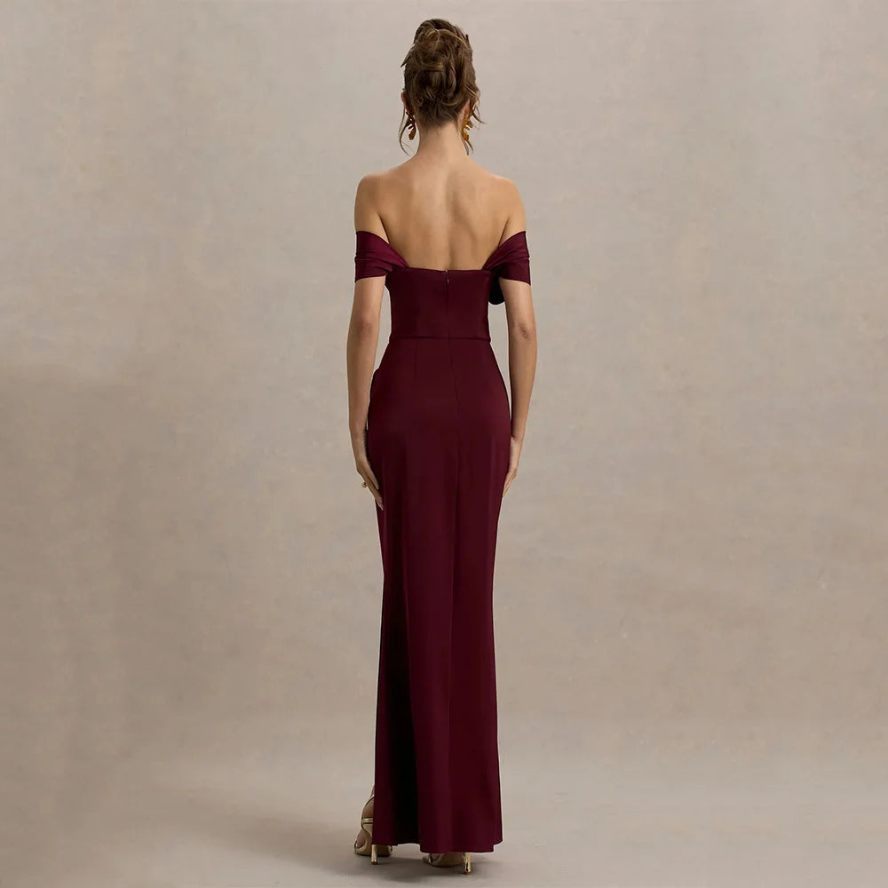 Elara Off-Shoulder Dress