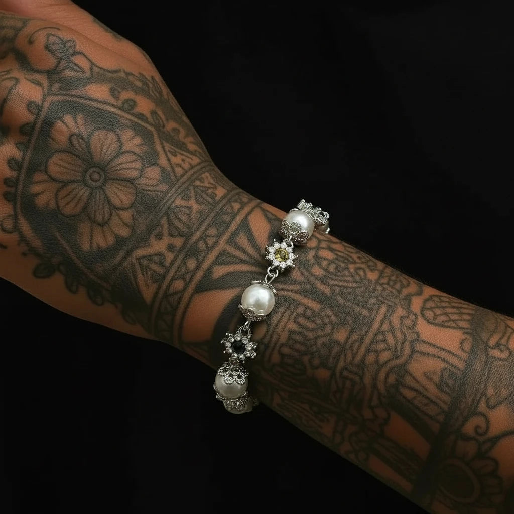 Titan Sunflare Pearl Bracelet