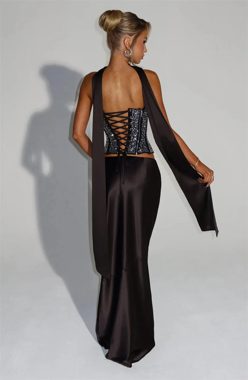 Analise Sparkled Corset Top