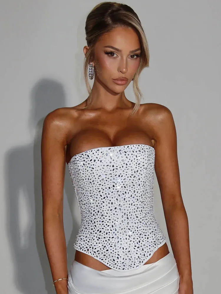 Analise Sparkled Corset Top