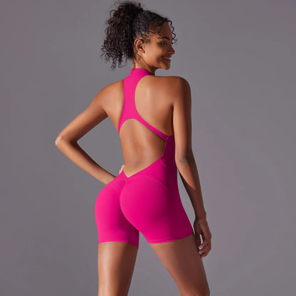 Classic One-Piece Performance Workout Romper