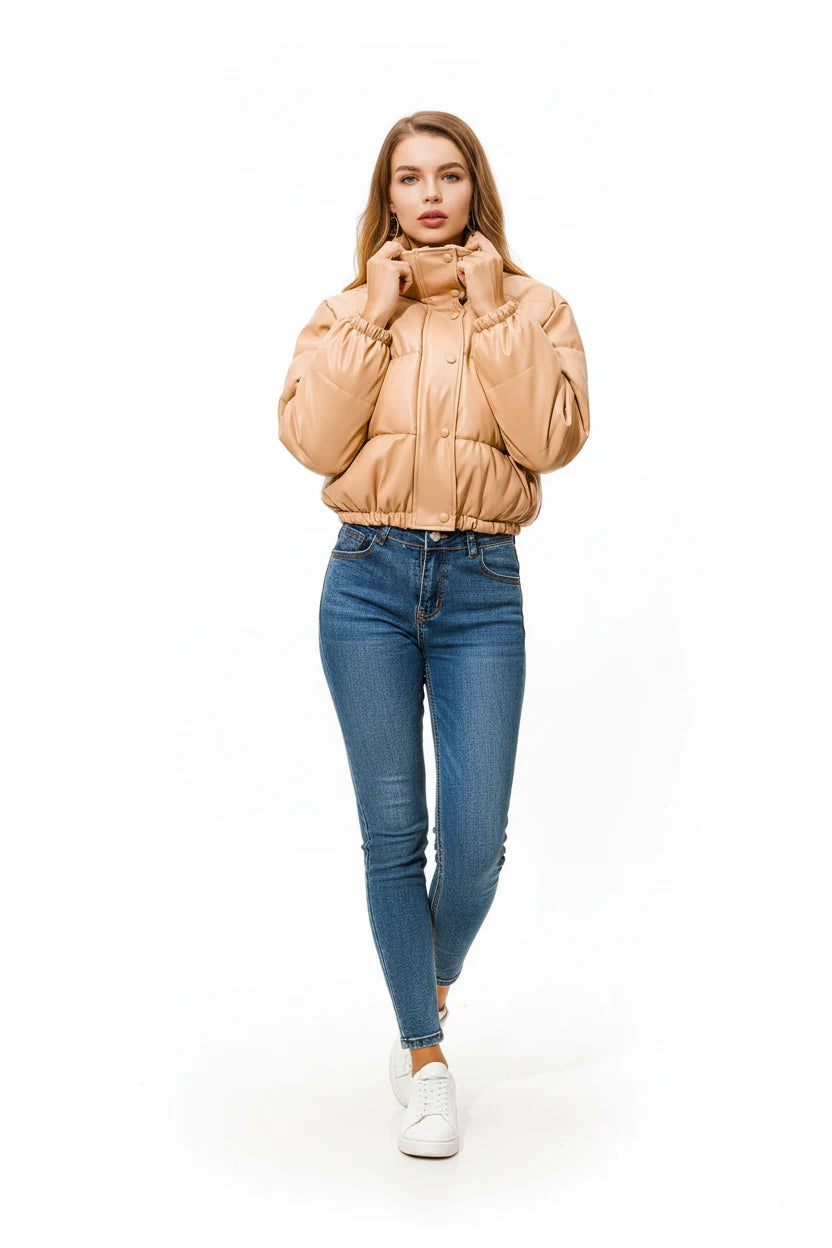 Solene Cropped Puffer Jacket