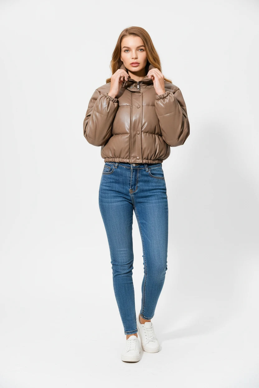 Solene Cropped Puffer Jacket
