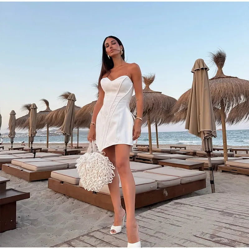 Cecilia Strapless Mini Dress