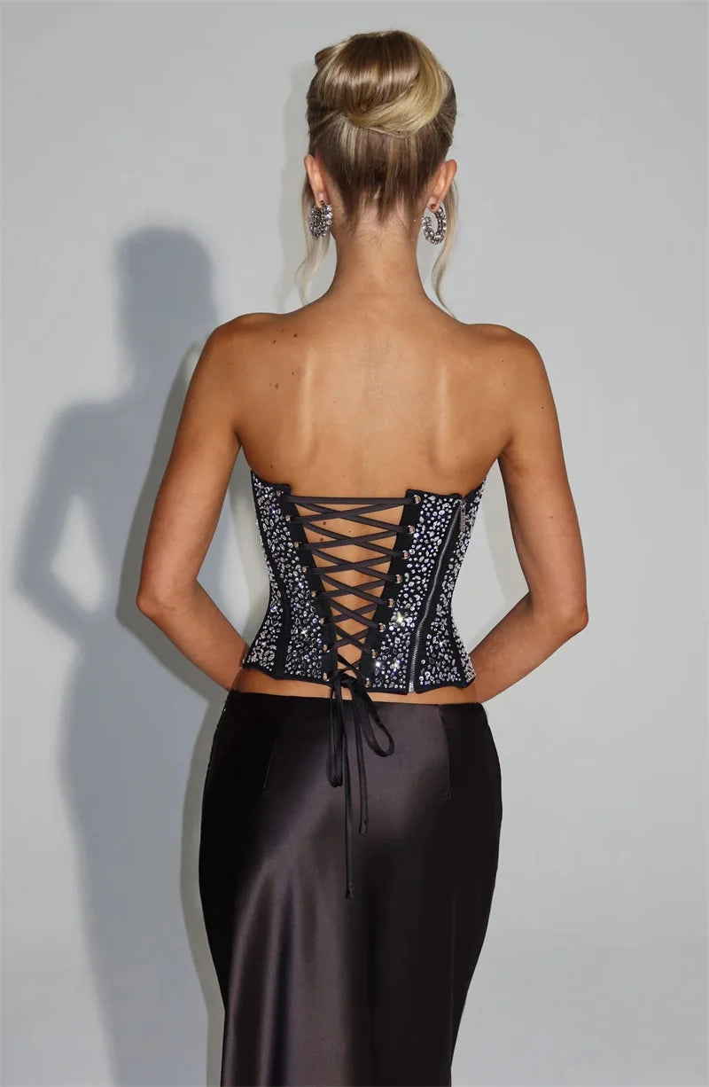 Analise Sparkled Corset Top