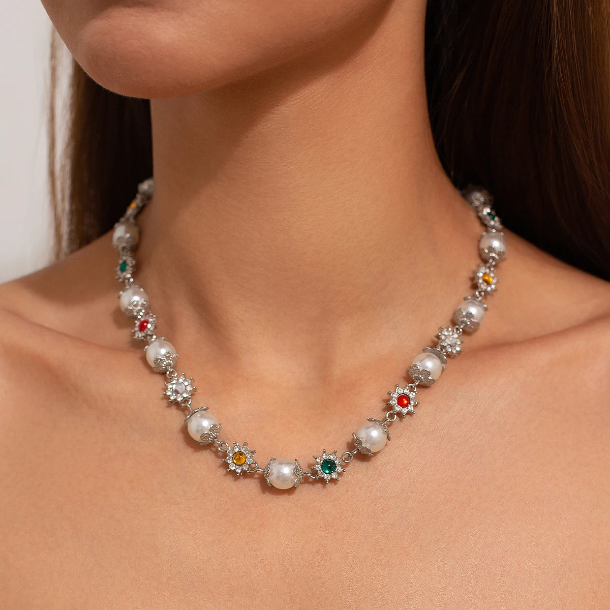 Aurora Pearl Radiance Necklace