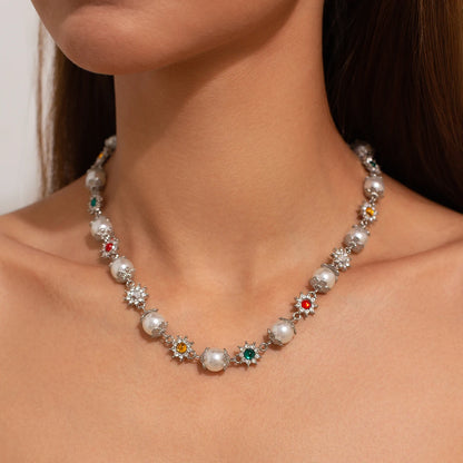 Aurora Pearl Radiance Necklace