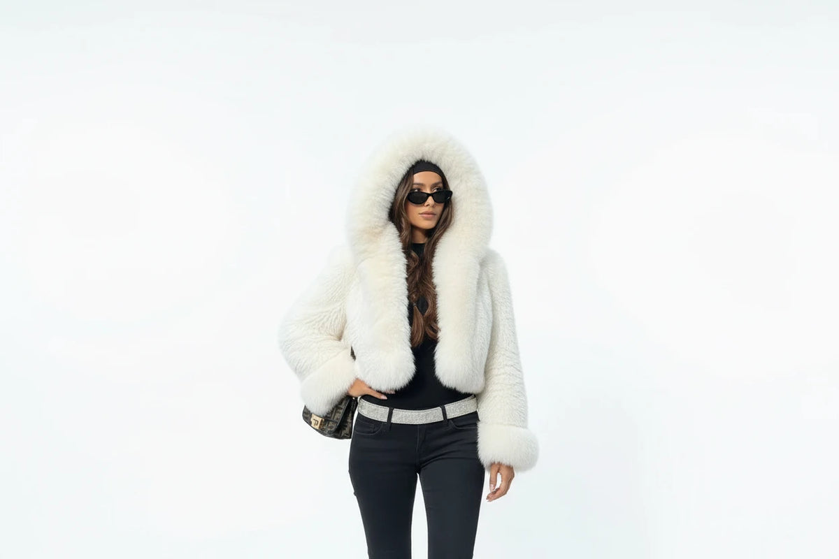Soft Faux Fur Cropped Jacket