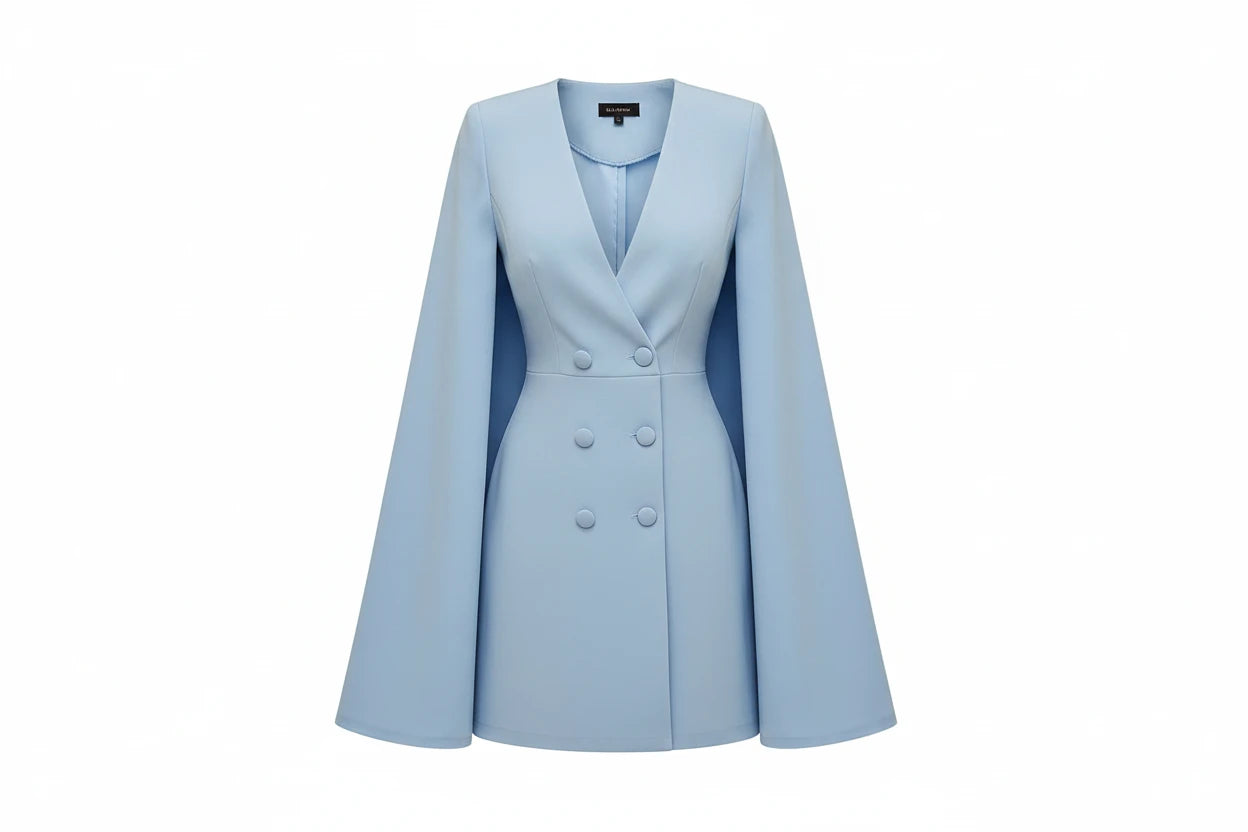 Celeste Cape Blazer Dress