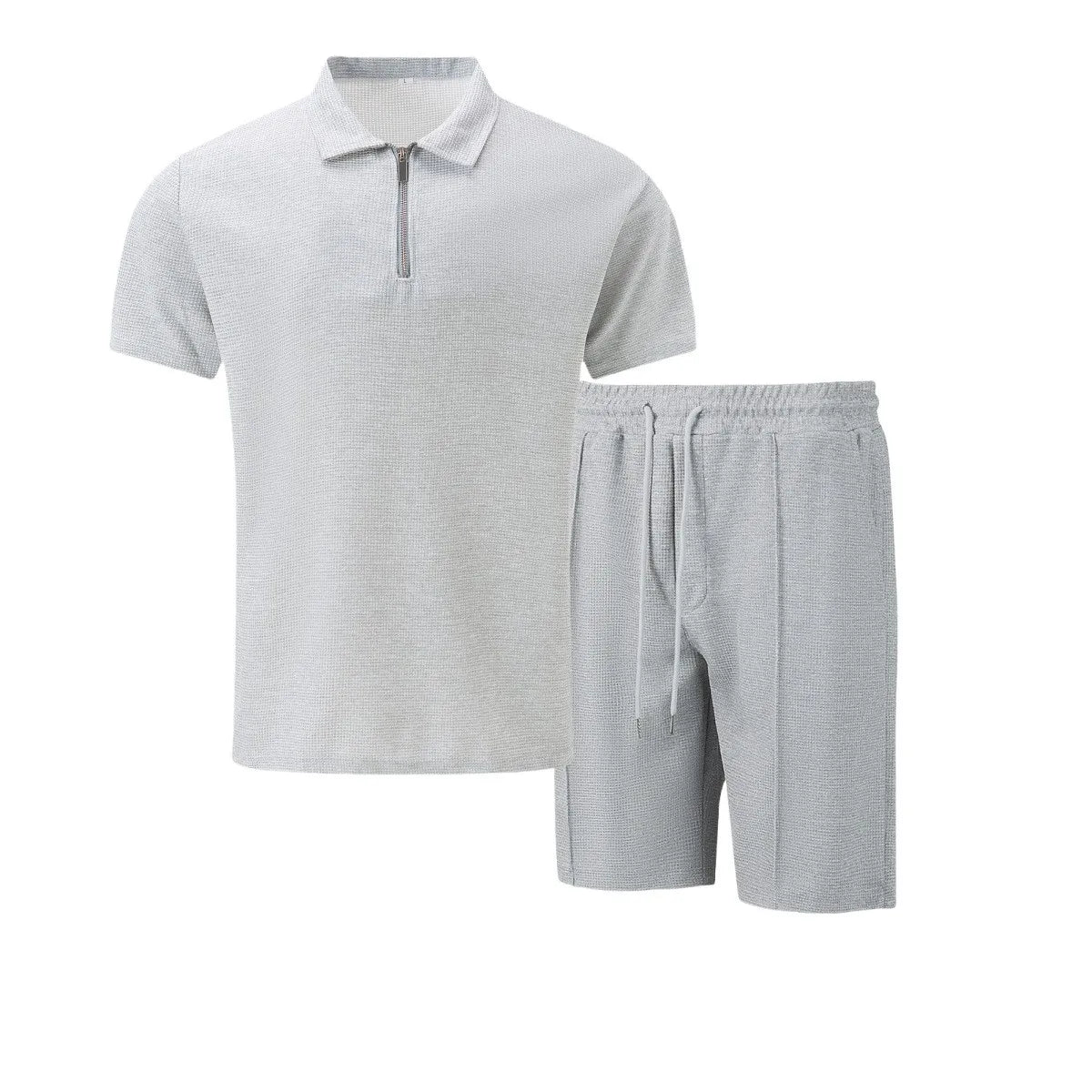 Luxe Zip Polo & Shorts Set