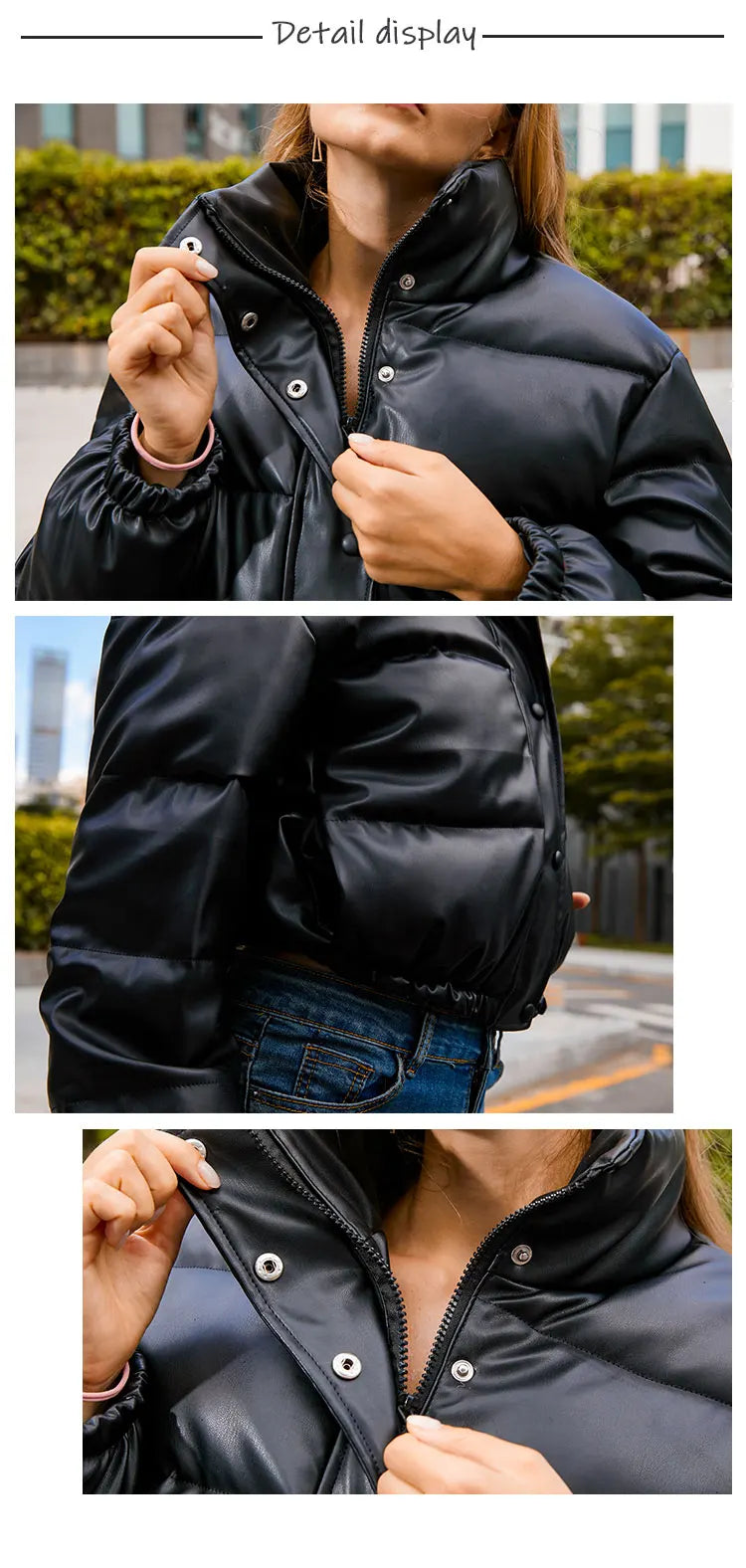 Solene Cropped Puffer Jacket