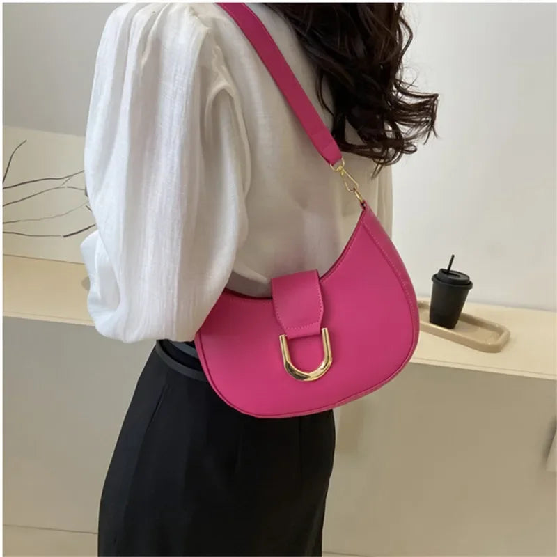 Velora Crescent Chain Handbag