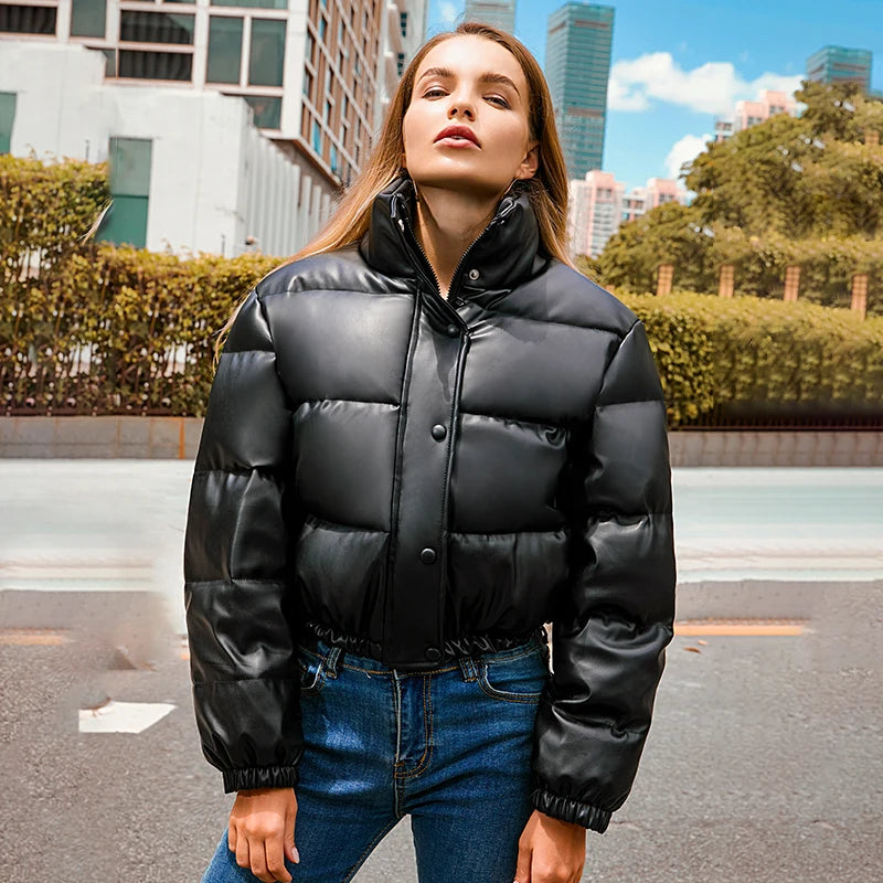 Solene Cropped Puffer Jacket