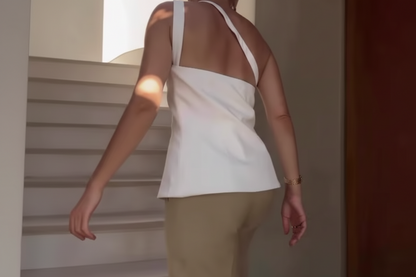 High Fashion Backless Dressy Top