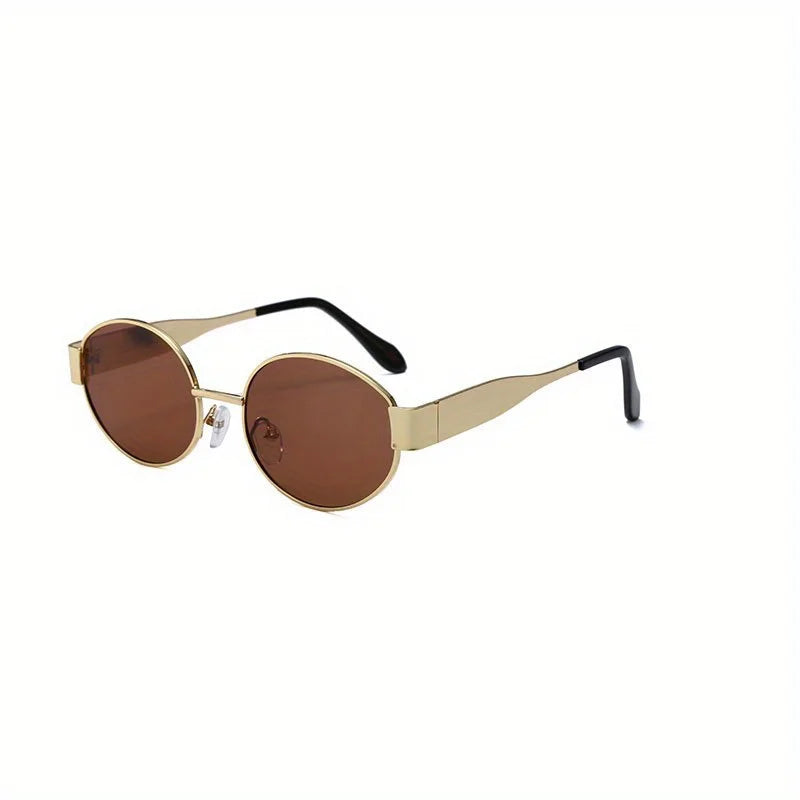 Vintage Gold Oval Shades
