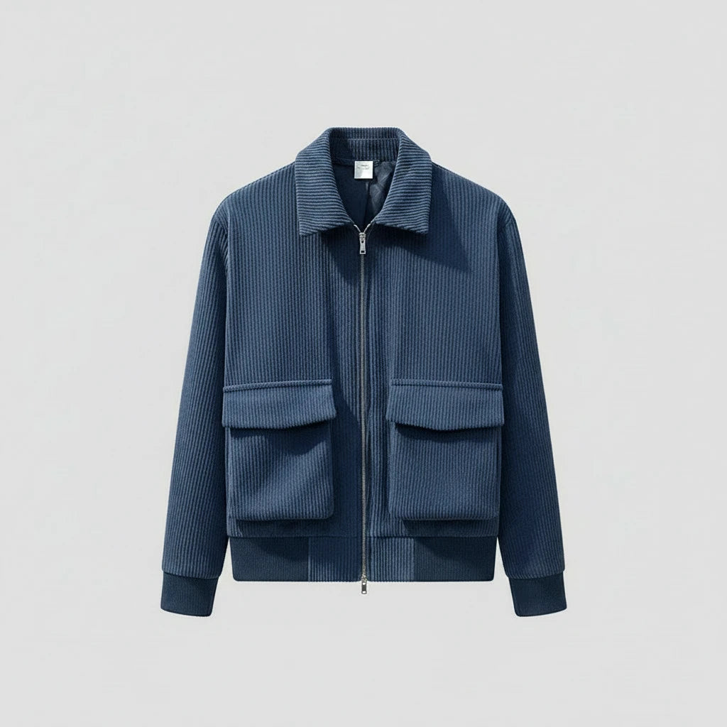 Fashion Brands Mens Clothing Tops Corduroy Jackets Korean Version Trendy Spring and Autumn Jackets for Men