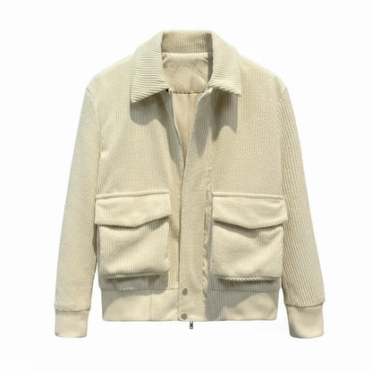 Fashion Brands Mens Clothing Tops Corduroy Jackets Korean Version Trendy Spring and Autumn Jackets for Men