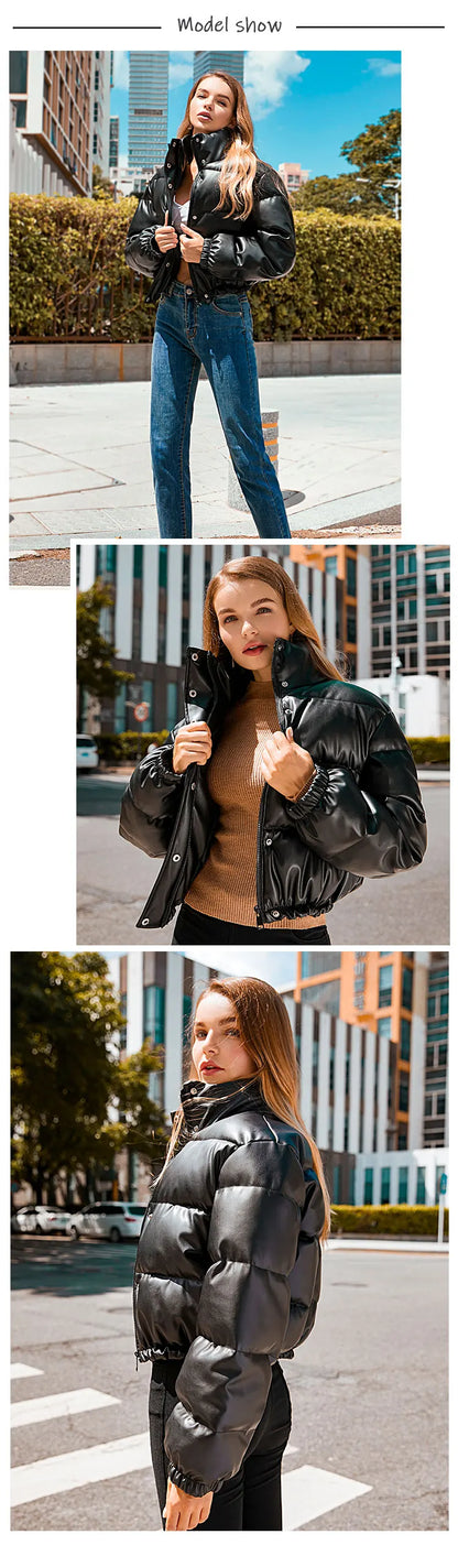 Solene Cropped Puffer Jacket